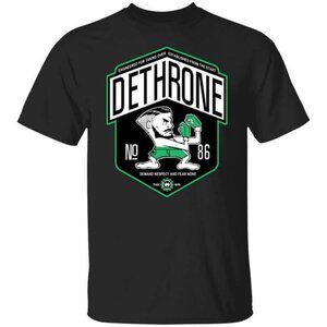 Dethrone Conor McGregor MMA Fighter Graphic Streetwear Sports Fan T-Shirt 166